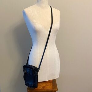 Derrick Alexander Casual Black Crossbody Bag